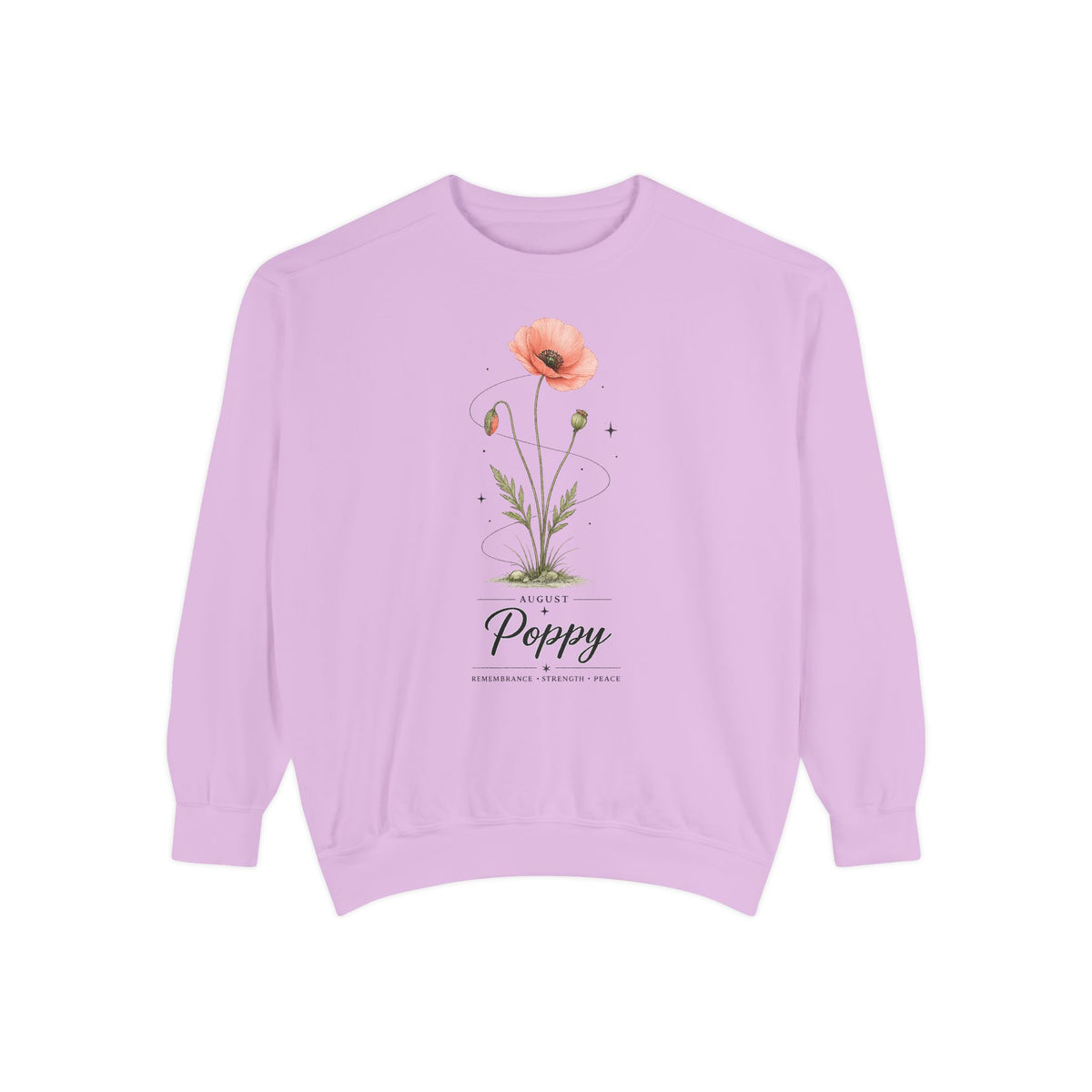 August Birth Flower Sweatshirt