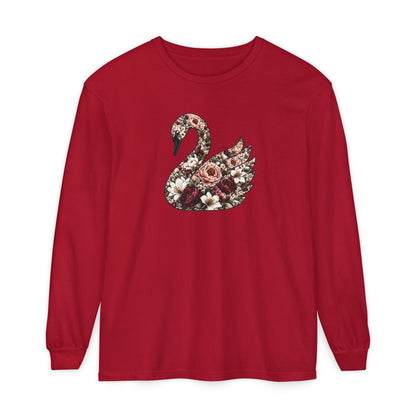 Peony and Plumage Long Sleeve T-Shirt