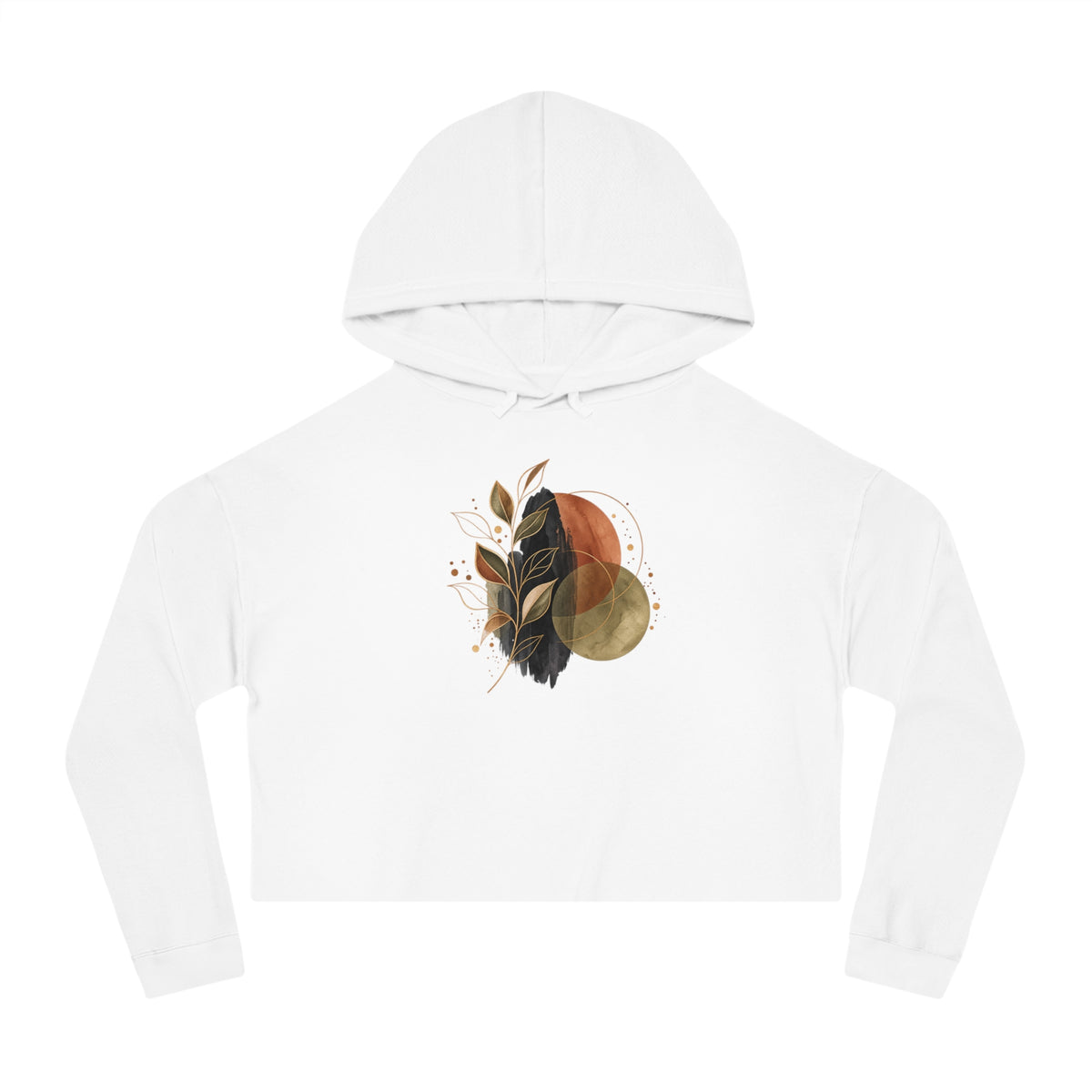 Wildly Grounded Cropped Hooded Sweatshirt