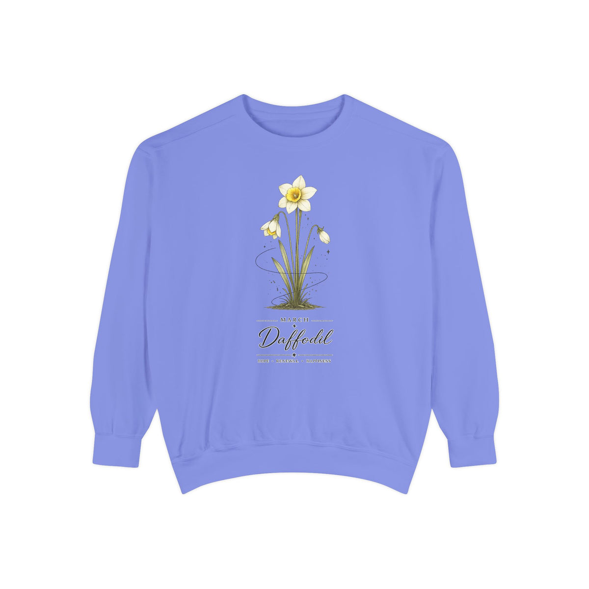 March Birth Flower Sweatshirt