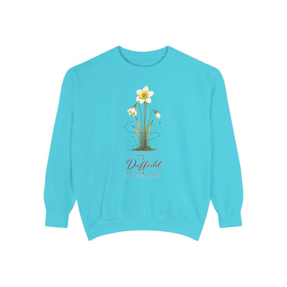 March Birth Flower Sweatshirt