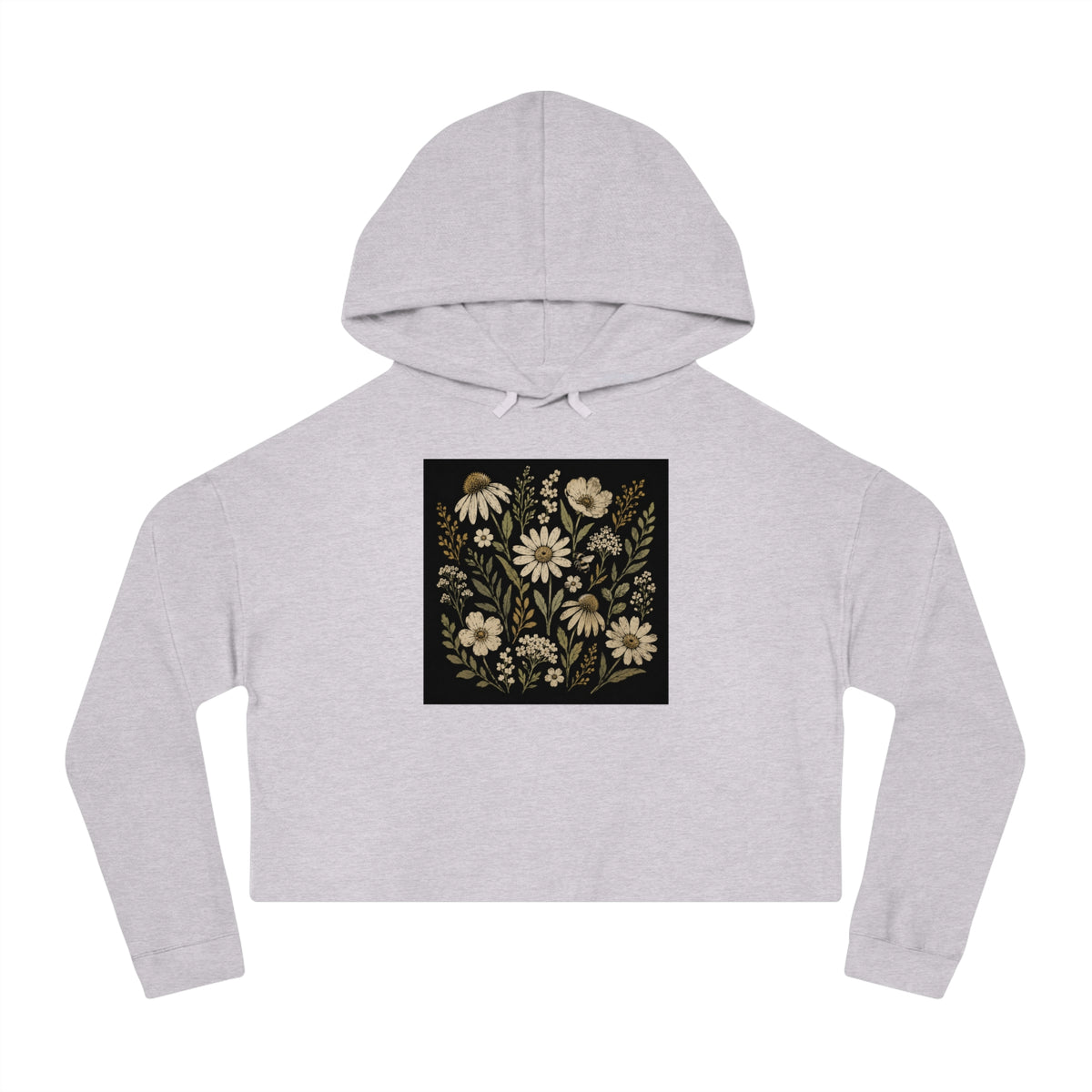 Grace After Dark Cropped Hooded Sweatshirt