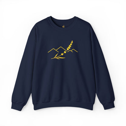 Lavender Ridge Embroidered Sweatshirt