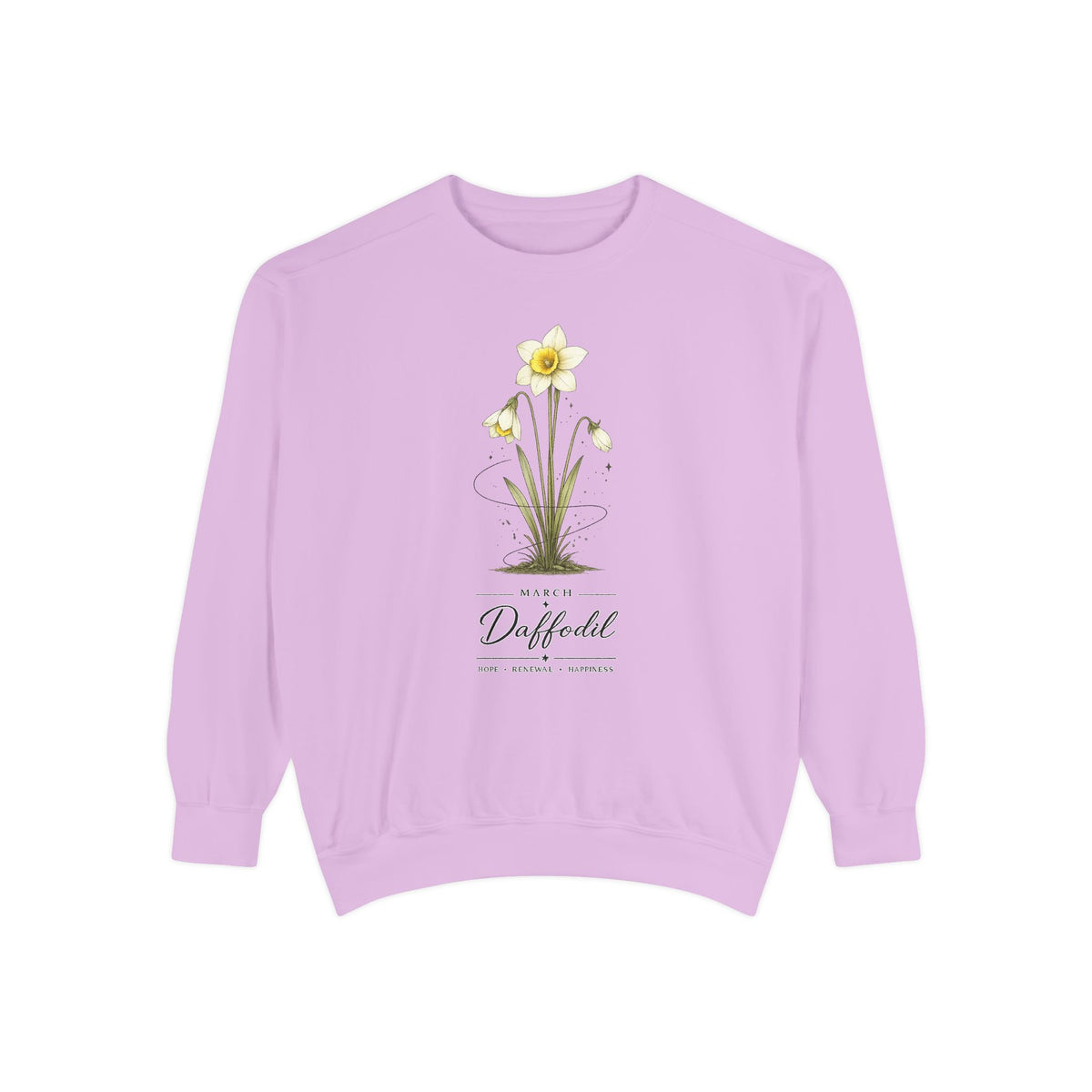 March Birth Flower Sweatshirt