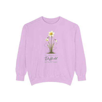 March Birth Flower Sweatshirt
