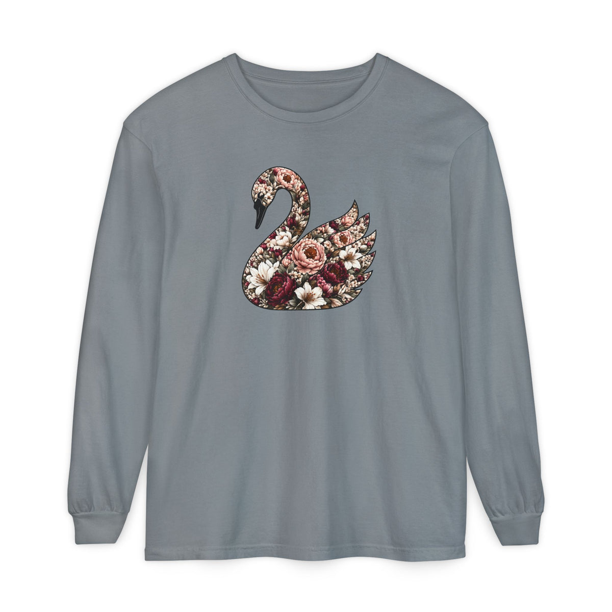 Peony and Plumage Long Sleeve T-Shirt