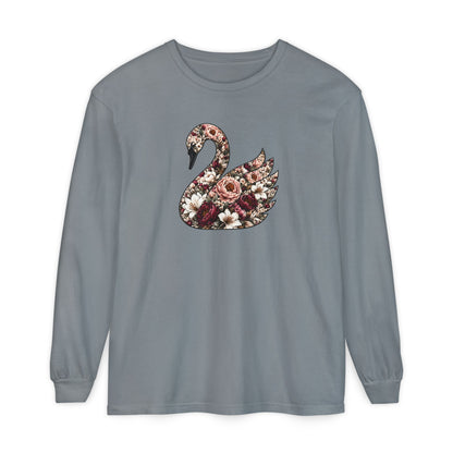 Peony and Plumage Long Sleeve T-Shirt