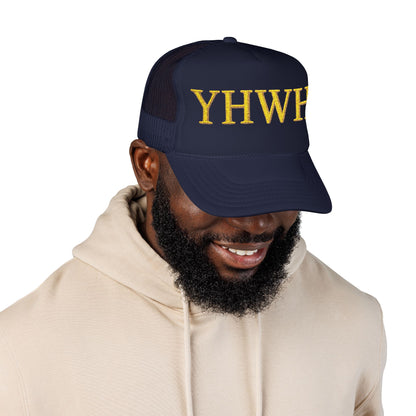 YHWH Embroidered Foam Trucker Hat
