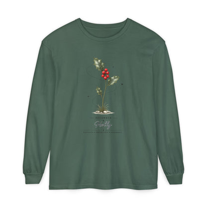 December Birth Flower Long Sleeve T-Shirt