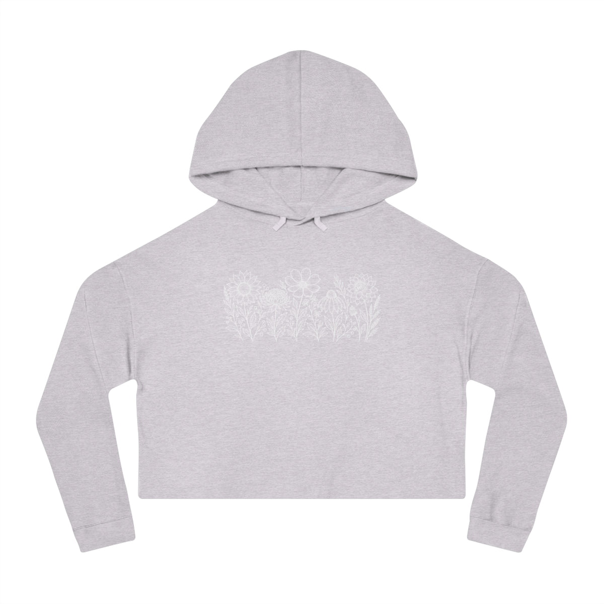 Harvest Garden Cropped Hooded Sweatshirt