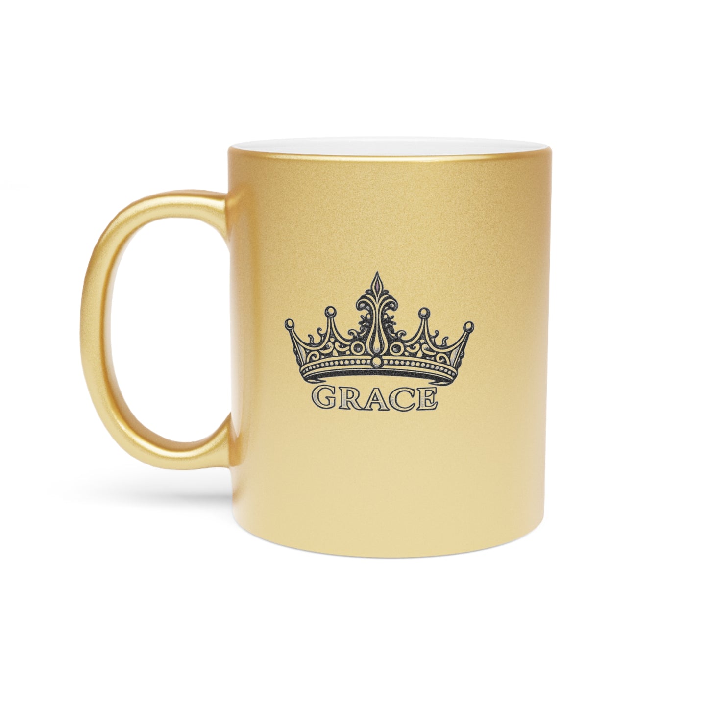 Grace Crown Metallic Mug (Silver\Gold)