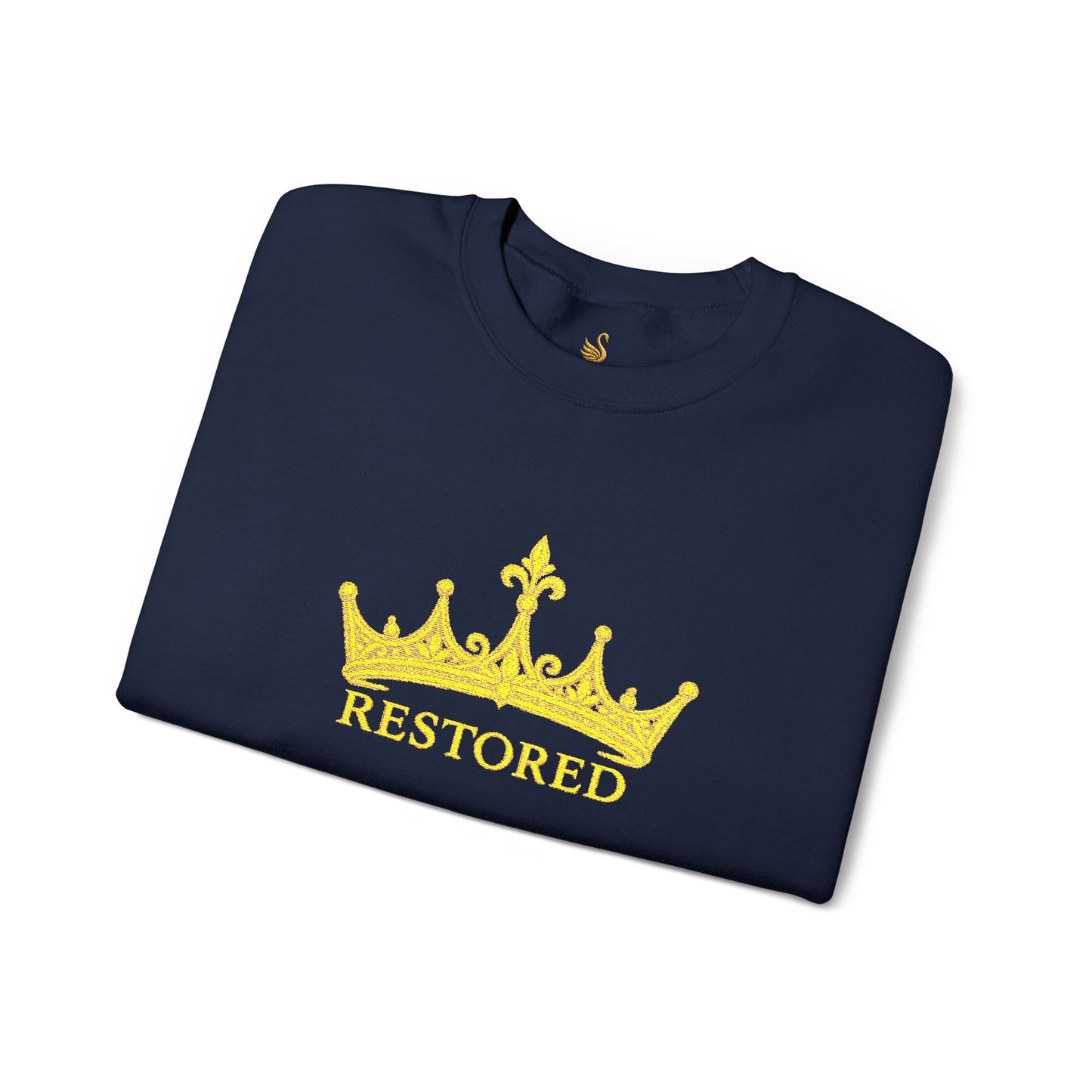 Restored Crown Embroidered Sweatshirt