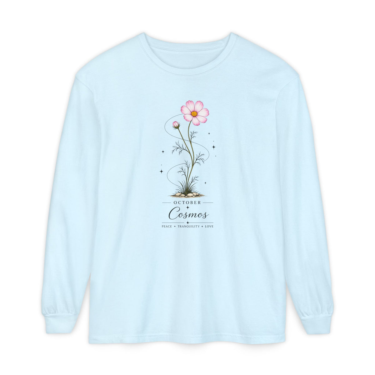 October Birth Flower Long Sleeve T-Shirt