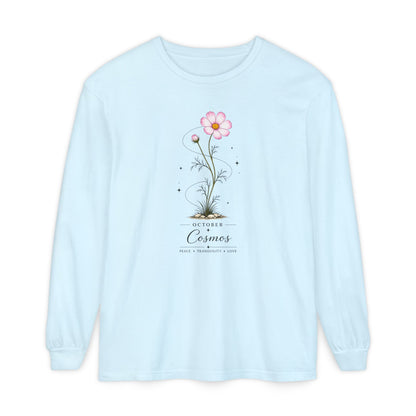 October Birth Flower Long Sleeve T-Shirt