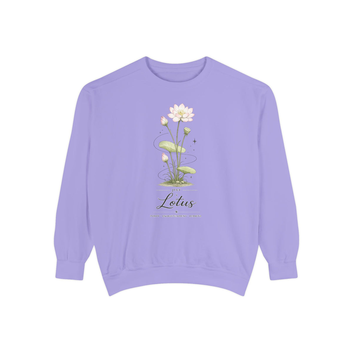July Birth Flower Sweatshirt