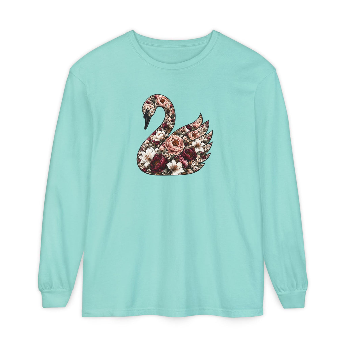 Peony and Plumage Long Sleeve T-Shirt