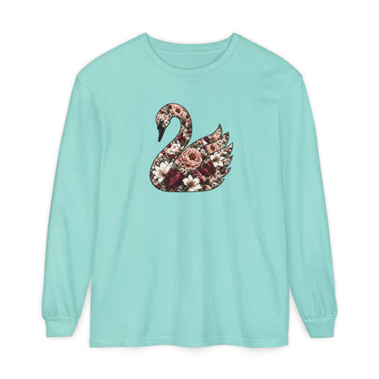 Peony and Plumage Long Sleeve T-Shirt