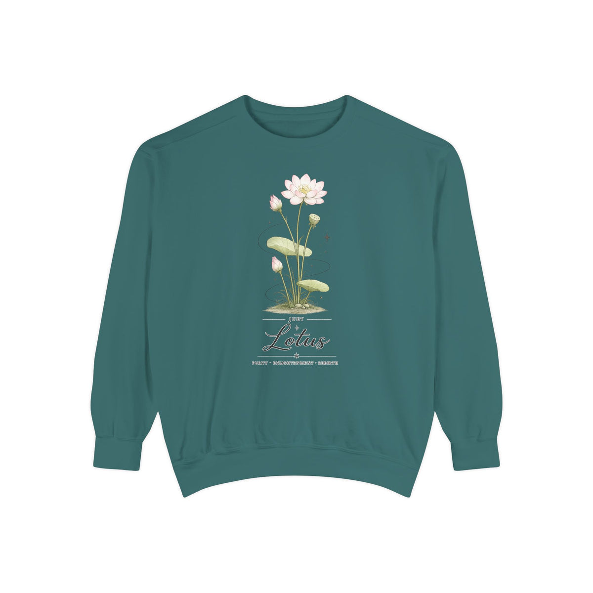 July Birth Flower Sweatshirt