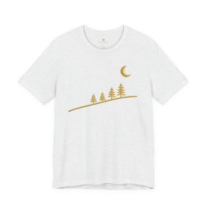 Moonlit Slope Embroidered
