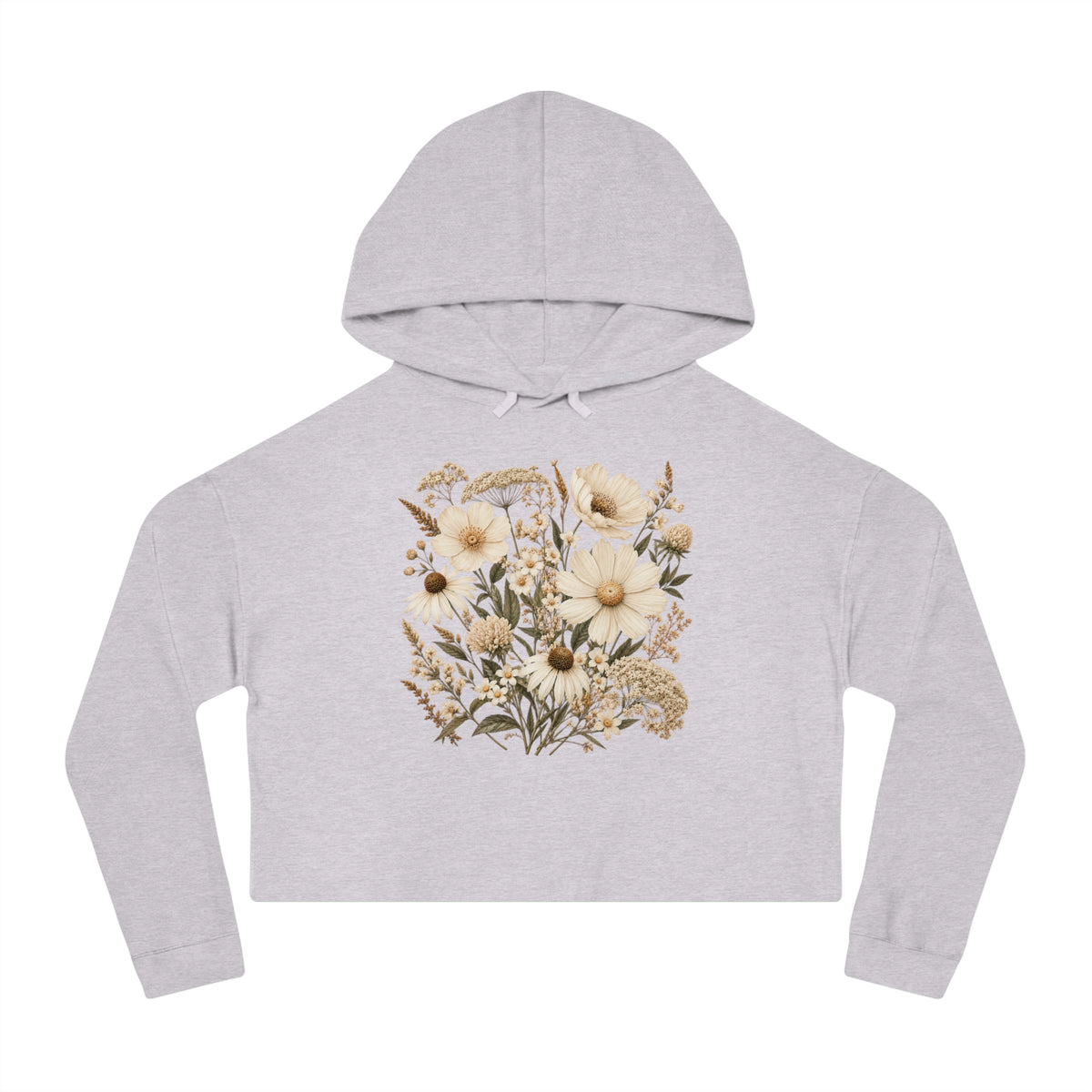 Quiet Grace Cropped Hooded Sweatshirt