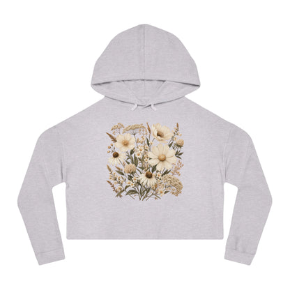 Quiet Grace Cropped Hooded Sweatshirt