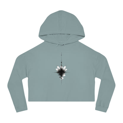 Rise Cropped Hooded Sweatshirt