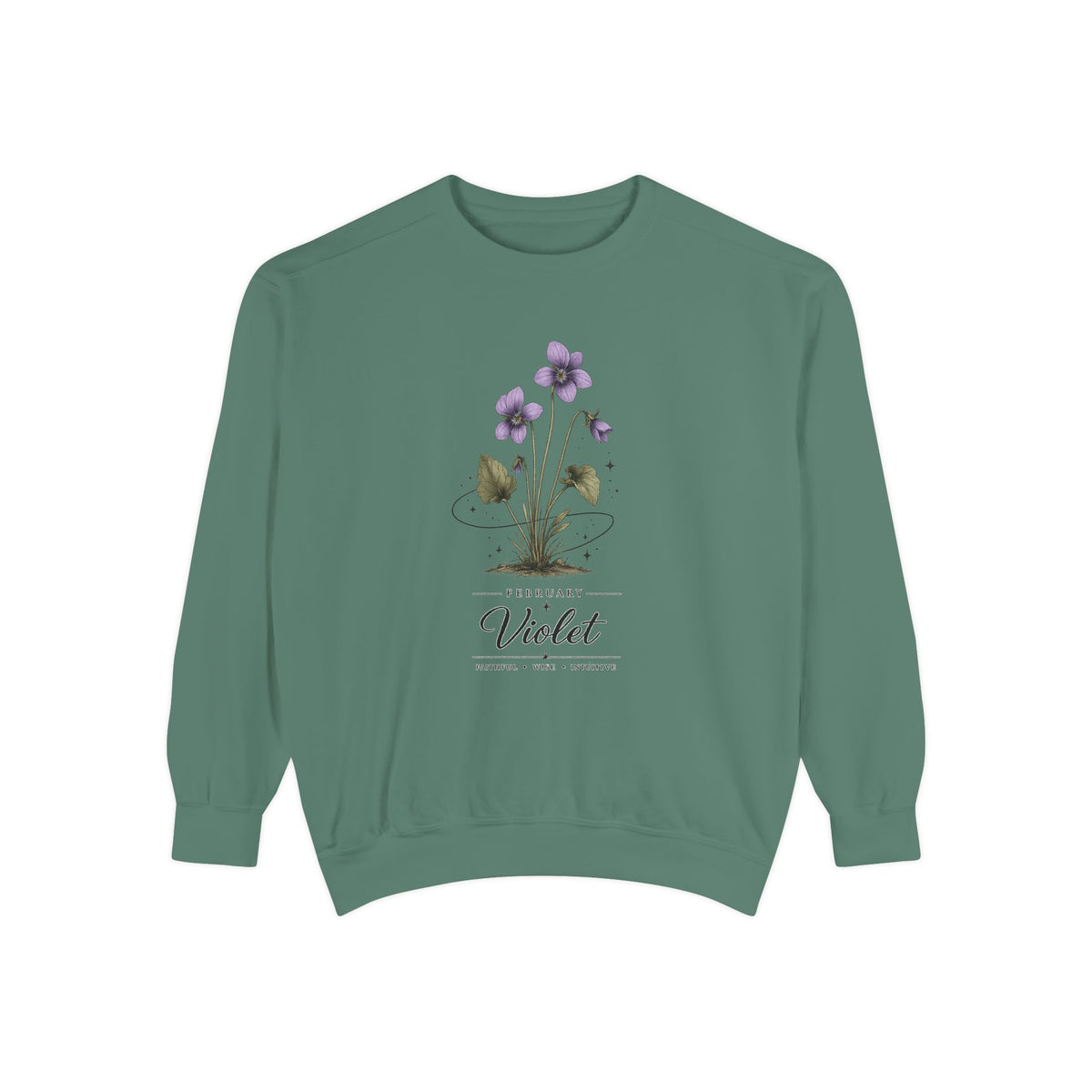 February Birth Flower Sweatshirt