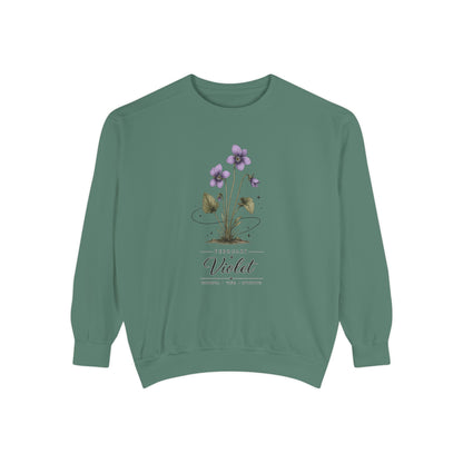 February Birth Flower Sweatshirt