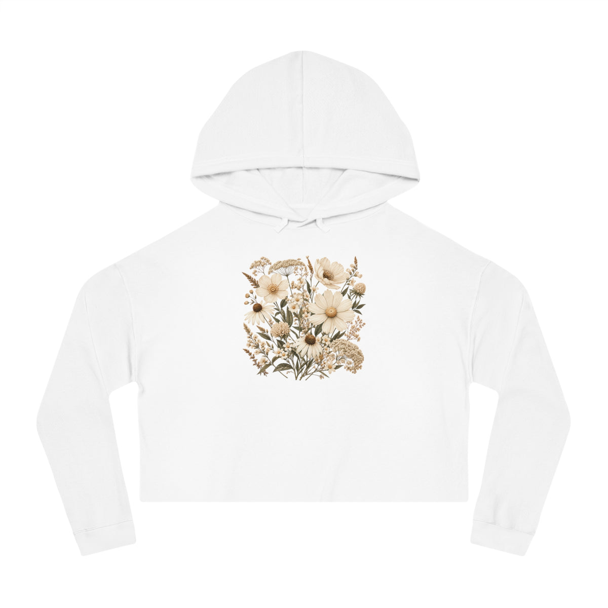 Quiet Grace Cropped Hooded Sweatshirt