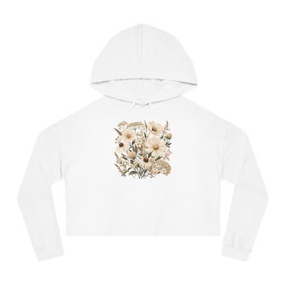 Quiet Grace Cropped Hooded Sweatshirt