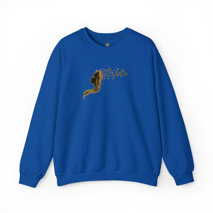 Her Flight Embroidered Sweatshirt