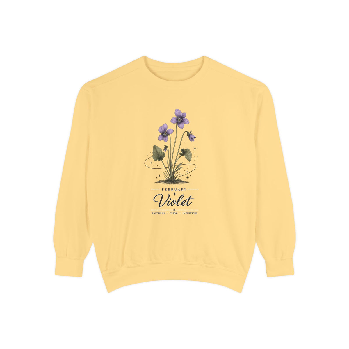 February Birth Flower Sweatshirt
