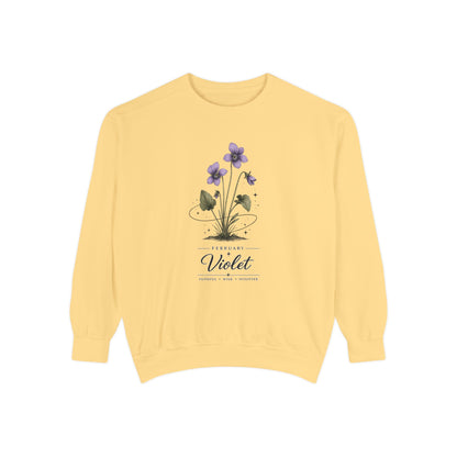 February Birth Flower Sweatshirt