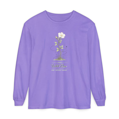 June Birth Flower Long Sleeve T-Shirt
