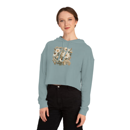 Quiet Grace Cropped Hooded Sweatshirt