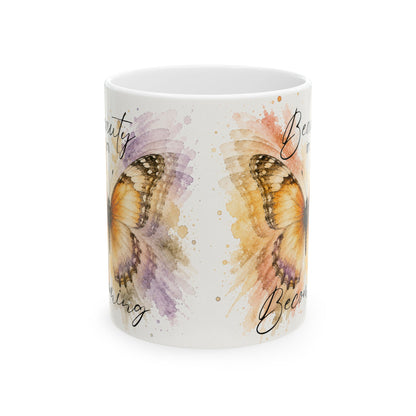 Beauty in Becoming Mug
