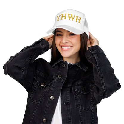 YHWH Embroidered Foam Trucker Hat