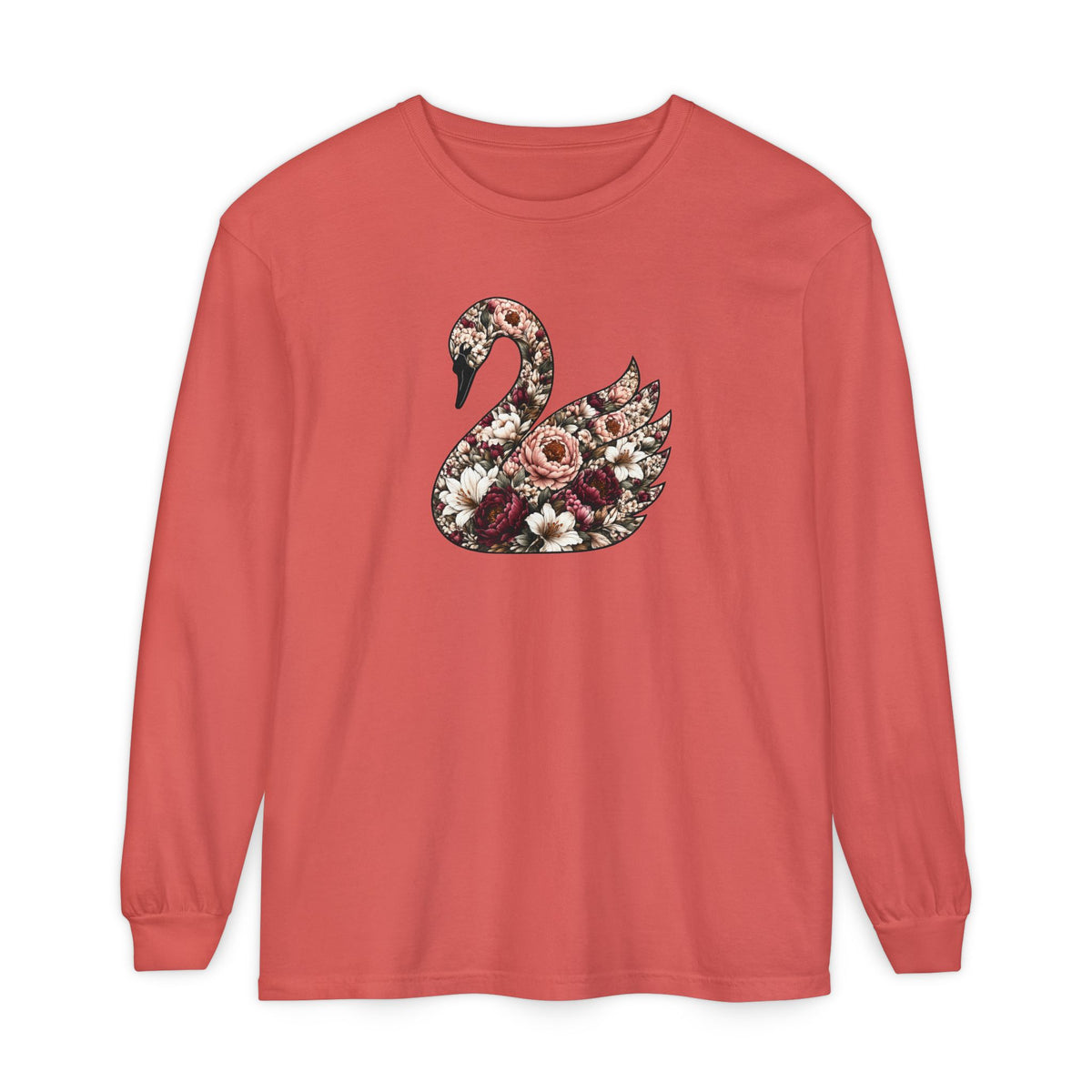 Peony and Plumage Long Sleeve T-Shirt