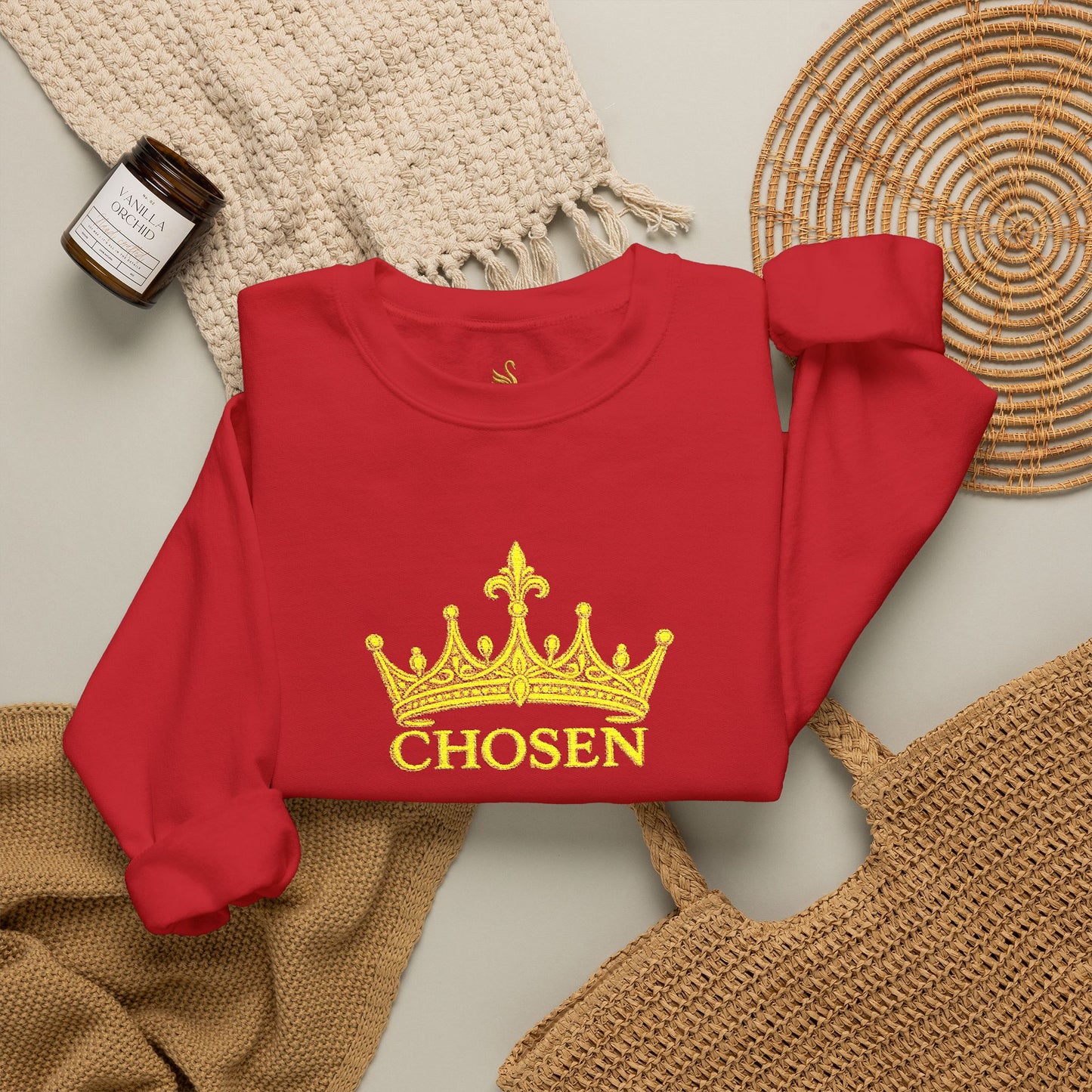 Chosen Crown Embroidered Sweatshirt