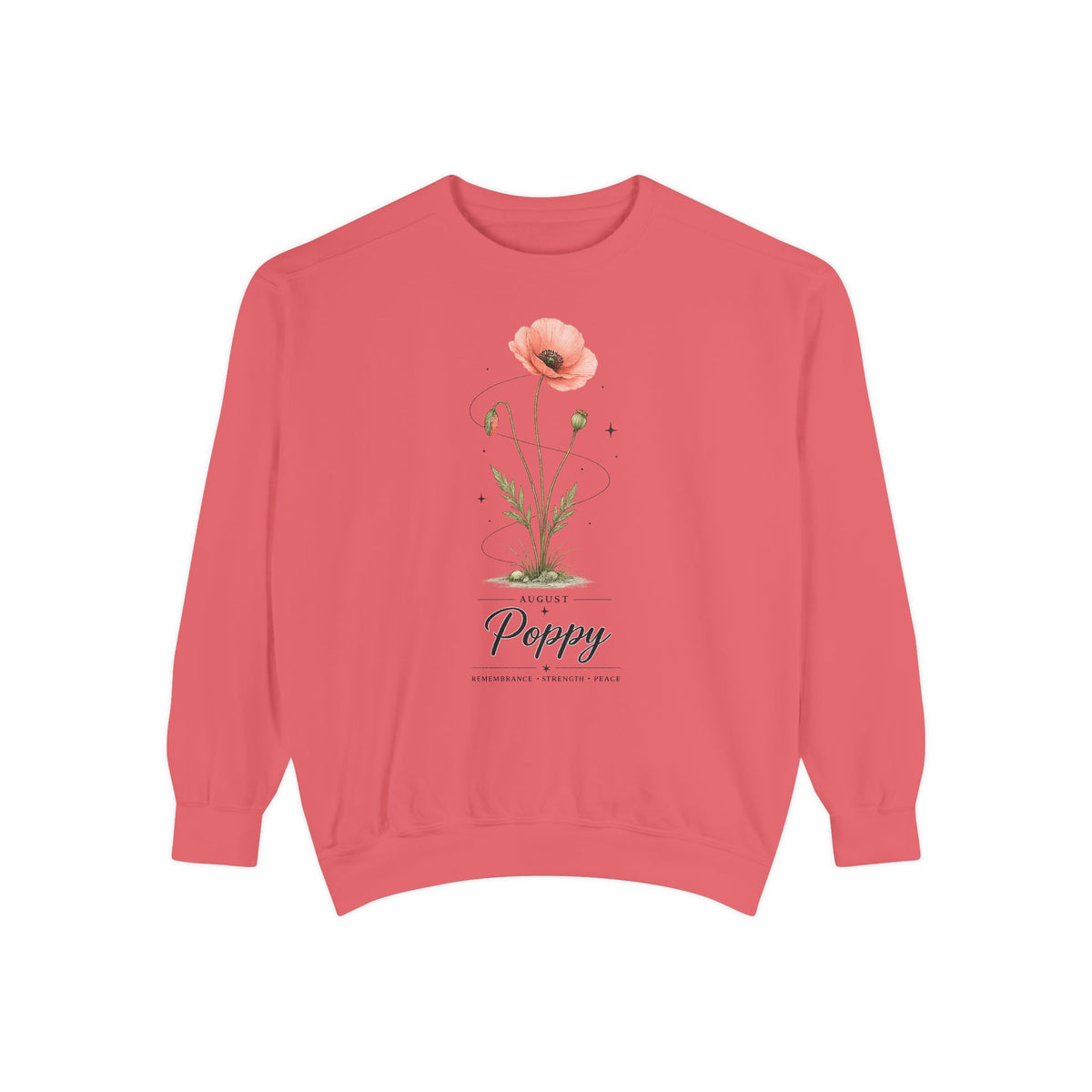 August Birth Flower Sweatshirt