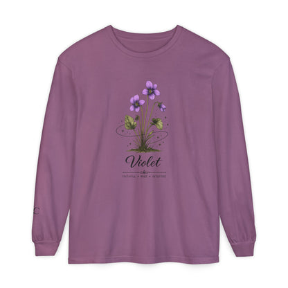 Violet Long Sleeve T-Shirt