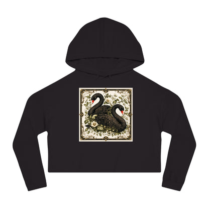 Botanical Flight Cropped Hooded Sweatshirt