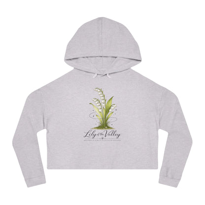 Lily of the Valley Cropped Hooded Sweatshirt
