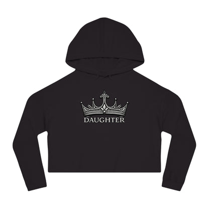 Daughter Crown Cropped Hooded Sweatshirt