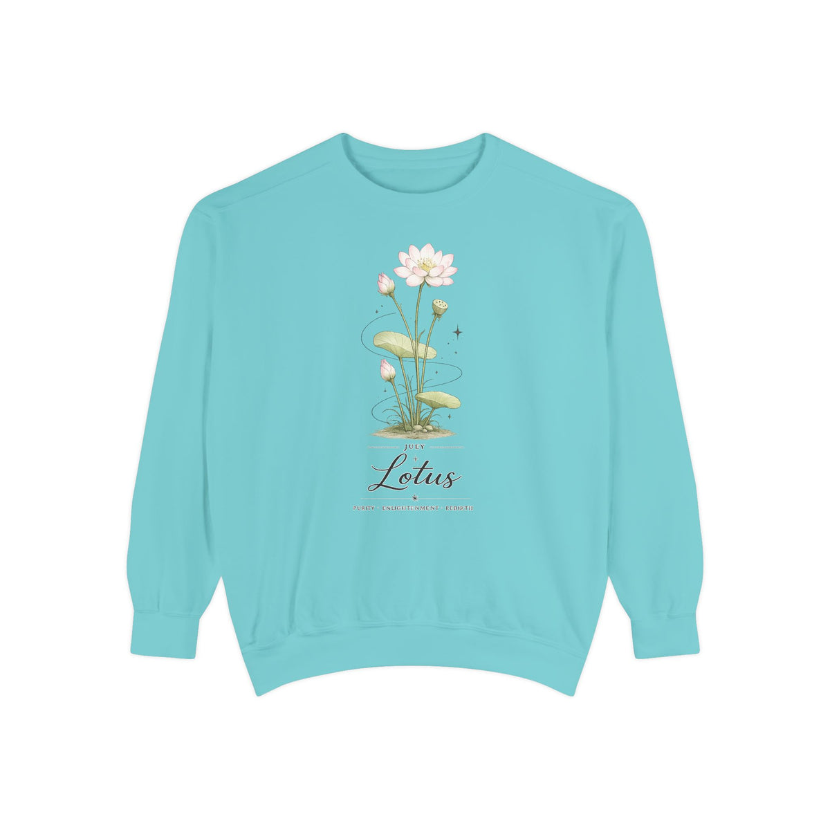 July Birth Flower Sweatshirt