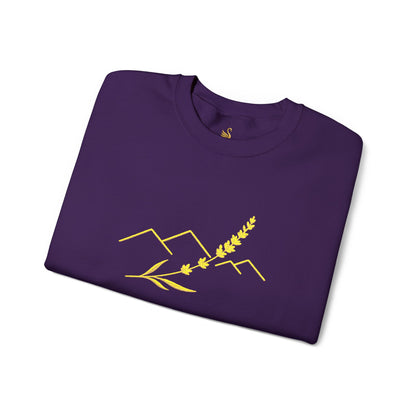 Lavender Ridge Embroidered Sweatshirt