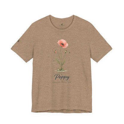 August Birth Flower T-Shirt