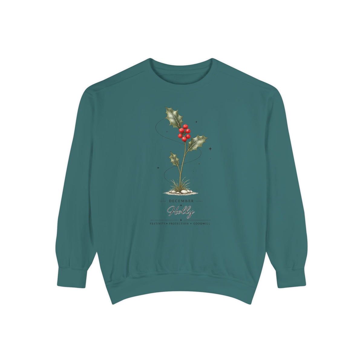 December Birth Flower Sweatshirt
