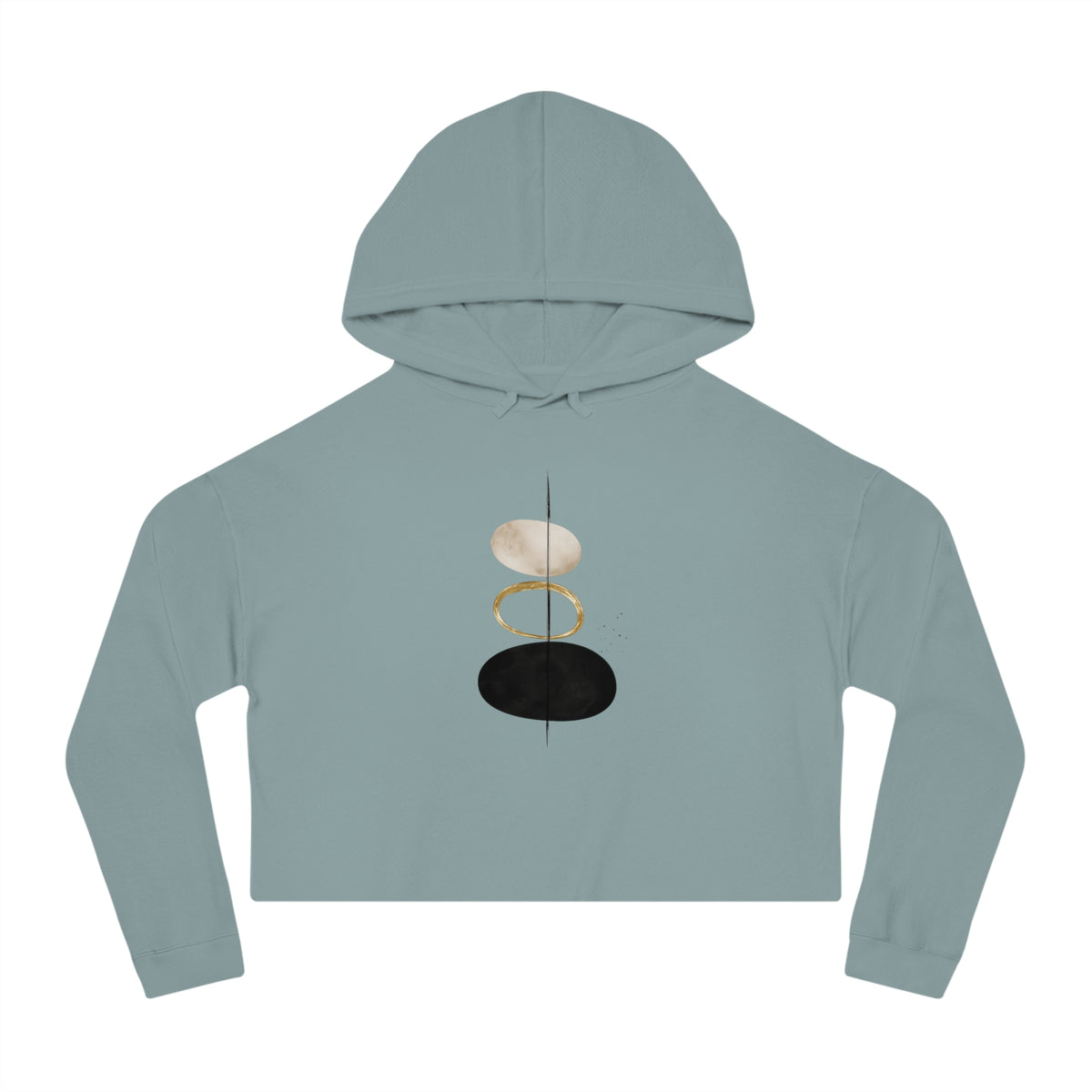 Balance Cropped Hooded Sweatshirt