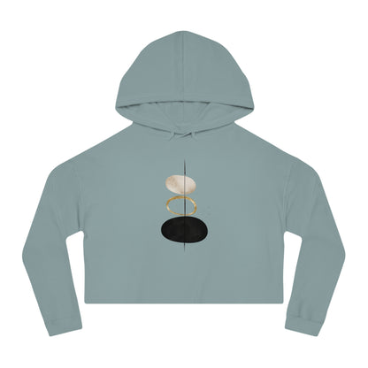 Balance Cropped Hooded Sweatshirt